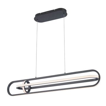 Quintiesse Demark QN-DEMARK-LP-BK lampa wisząca 1x58W/LED 2900lm 3000K IP20