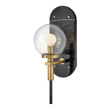 Quintiesse Gilda QN-GILDA-WB1-BK kinkiet 1x40W/E14 IP44