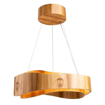 Quintiesse Horizon QN-HORIZON-RING-LED-60-TEAK lampa wisząca 1x43W/LED 1545lm 3000K IP20