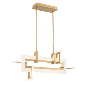 Quintiesse Inizio QN-INIZIO-LP-S-BG lampa sufitowa 1x46W/LED 2086lm 3000K IP20