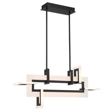 Quintiesse Inizio QN-INIZIO-LP-S-BK lampa sufitowa 1x46W/LED 2086lm 3000K IP20