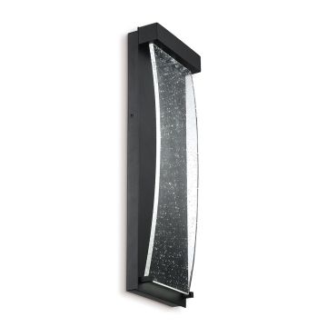 Quintiesse Kabo QN-KABO-S-BK kinkiet 1x6W/LED 120lm 3000K IP44