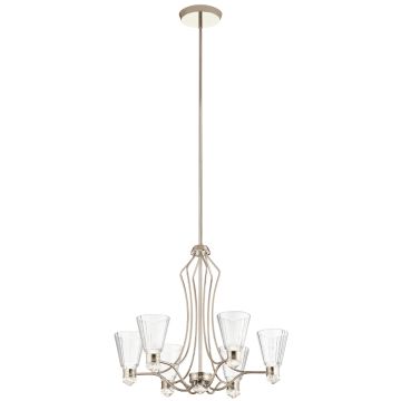 Quintiesse Kayva QN-KAYVA13-PN żyrandol 1x36W/LED 2375Lm 