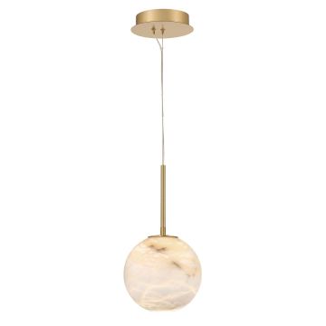 Quintiesse Kepler QN-KEPLER-1P-S-BG lampa wisząca 1x10W/LED 723lm 3000K IP20