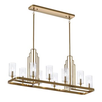 Quintiesse Kimrose QN-KIMROSE10-BNB lampa wisząca 10x40W/E14  