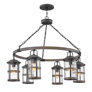 Quintiesse Lakehouse QN-LAKEHOUSE6-P-DZ lampa wisząca 6x60W/E27  