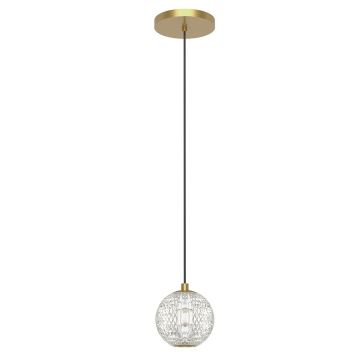 Quintiesse Marni QN-MARNI-1P-NBR lampa wisząca 1x5W/LED 250lm 3000K IP20