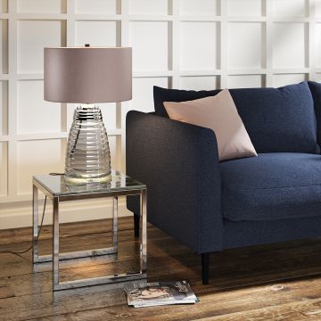 Quintessentiale Milne QN-MILNE-TL-GREY lampka stołowa 1x60W/E27  3000K