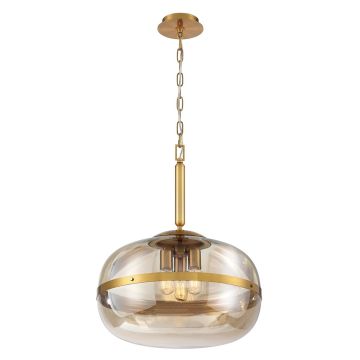 Quintiesse Nottingham QN-NOTTINGHAM-3P-AB lampa wisząca 3x40W/E27   IP20