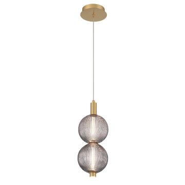Quintiesse Palmas QN-PALMAS-2MP-BG lampa wisząca 1x20W/LED 1266lm 3000K IP20