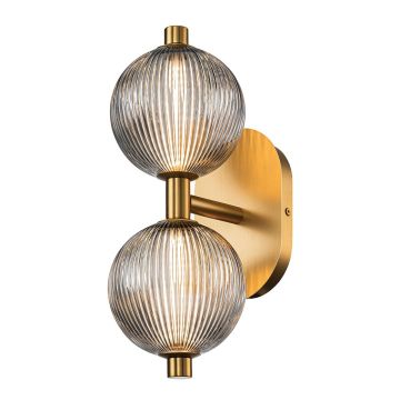 Quintiesse Palmas QN-PALMAS-2W-BG kinkiet 1x18W/LED 1361lm 3000K IP44