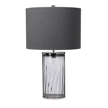 Quintessentiale Reno QN-RENO-SMOKE-PN lampka stołowa 1x60W/E27