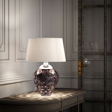 Quintessentiale Samara QN-SAMARA-TL-PLM lampka stołowa 1x60W/E27  3000K