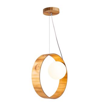 Quintiesse Sfera QN-SFERA-1P-TEAK lampa wisząca 1x40W/E27   IP20
