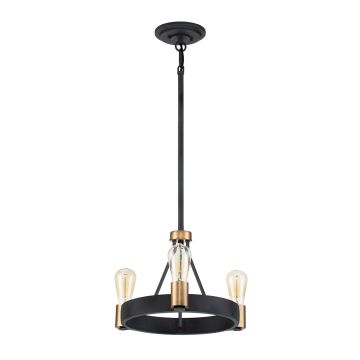 Quintiesse Silas QN-SILAS-3P-DZ lampa wisząca 3x60W/E27  