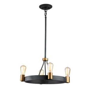 Quintiesse Silas QN-SILAS-4P-DZ lampa wisząca 4x60W/E27  