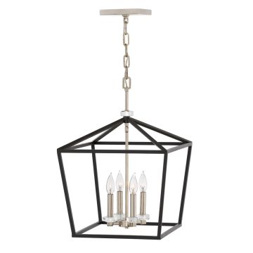 Quintiesse Stinson QN-STINSON-4P-L-BK lampa wisząca 4x60W/E14  