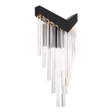 Quintiesse Vivien QN-VIVIEN-1W-BK kinkiet 1x12W/LED 330lm 3000K IP20