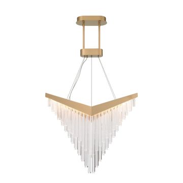 Quintiesse Vivien QN-VIVIEN-P-L-BG lampa wisząca 1x40W/LED 900lm 3000K IP20