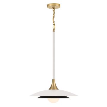 Quintiesse Welsh QN-WELSH-P-WHT lampa wisząca 1x15W/LED 750lm 3000K IP20