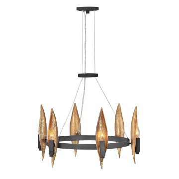 Quintiesse Willow QN-WILLOW6-CBK żyrandol 6x40W/E14  