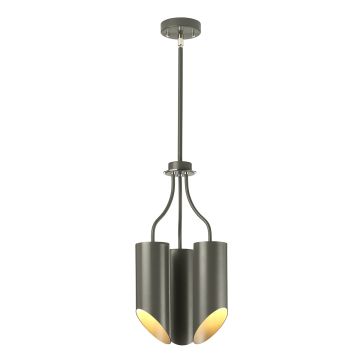 Elstead Lighting QUINTO GREY QUINTO3 GPN żyrandol 3x60W/E27 