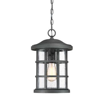 Elstead Lighting CRUSADE QZ-CRUSADE8-BLK lampa wisząca 1x60W/E27 IP44