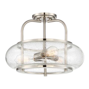 Elstead Lighting QUOIZLE QZ-TRILOGY-SFM-BN lampa sufitowa 3x60W/E27