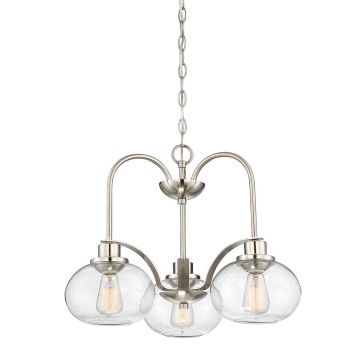 Elstead Lighting QUOIZLE QZ-TRILOGY3-BN żyrandol 3x60W/E27