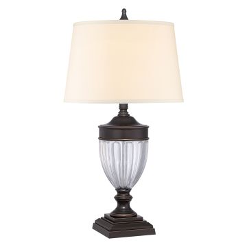 Quoizel DENNISON QZ/DENNISON PB lampa stołowa 1x100W/E27 