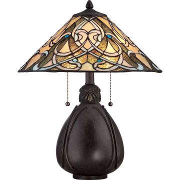 Quoizel INDIA QZ/INDIA/TL lampa stołowa 2x75W/E27 