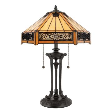 Quoizel INDUS QZ/INDUS/TL lampa stołowa 2x60W/E27 
