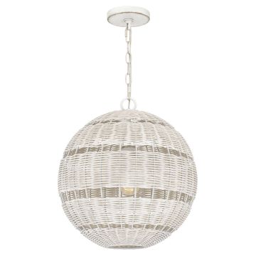 Quoizel Lindendale QZ-LINDENDALE-P-AWH lampa wisząca 1x60W/E27 IP44