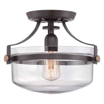Quoizel PENN STATION QZ/PENNSTAT/F WT plafon sufitowy 1x60W/E27 