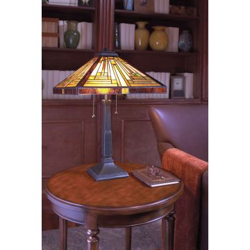 Quoizel STEPHEN QZ/STEPHEN/TL lampa stołowa 2x60W/E27 