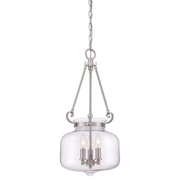 Quoizel STEWART QZ/STEWART BN lampa wisząca 3x60W/E14 