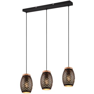 Trio BIDAR R31573080 lampa wisząca 3x28w/e27   ip20