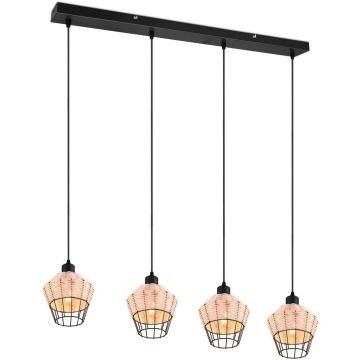 Trio BORKA R31264036 lampa wisząca 4x40w/e27   ip20
