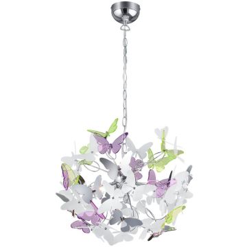 Trio BUTTERFLY R30214017 lampa wisząca 4x28w/g9   ip20