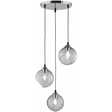 Trio CLOONEY R30073054 lampa wisząca 3x42w/e27   ip20