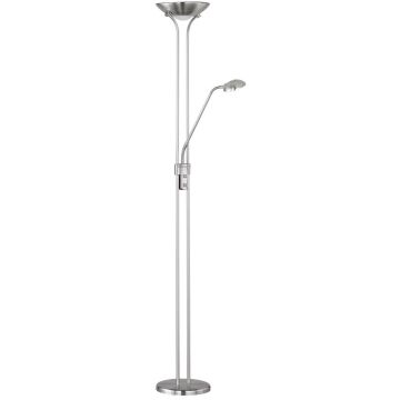 Trio SPOCK R42292107 lampa podłogowa 2x25w/led 1800lm+450lm 3000k ip20