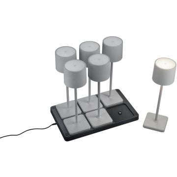 Trio FERNANDEZ R54096677 lampka stołowa 6x1w/led 130lm 2700+4000+6000k ip20