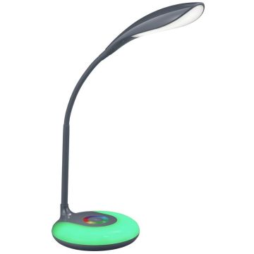 Trio KRAIT R52781242 lampka biurkowa 2x5w/led 300lm 3000k+rgb ip20
