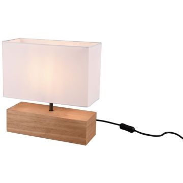 Trio WOODY R50181030 lampka stołowa 1x60w/e27   ip20