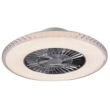 Trio HARSTAD R62412106 wentylator 1x40w/led 5000lm 3000-6500k ip20