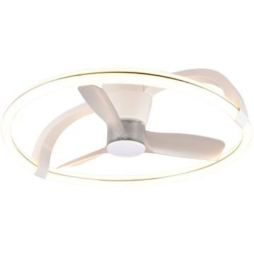 Trio STOCKHOLM R64262131 wentylator 1x37w/led 4300lm 2700-6500k ip20