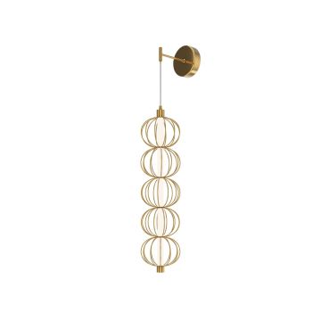 Maytoni Golden Cage MOD216WL-L10G3K kinkiet 1x17W/LED 3000K IP20