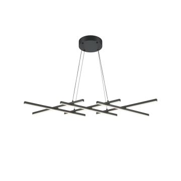 Maytoni Halo MOD244PL-L50BK lampa wisząca 1x40W/LED IP20