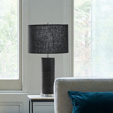 Elstead Lighting RIPPLE RIPPLE/TL BLK  Lampa Stołowa 1x60W/E27