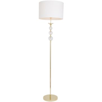 Zuma Line REA RLL93163-1GW lampa podłogowa 1x60W/E27   